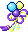 Bright Blue Marble Pin