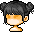 Black Plop Wig