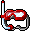 Red Swimming Goggle