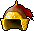 Red Oriental Helmet