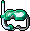 Green Swimming Goggle