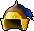 Blue Oriental Helmet