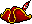 Red Pole-Feather Hat