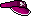 Purple Slanted Visor