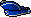 Blue Upside-Down Visor