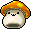 Orange Mushroom Hat