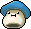 Blue Mushroom Hat