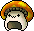 Orange Mushroom Hat