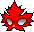 Maple Leaf eye mask