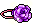 Purple Flower Headwrap