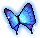 Dancing Blue Butterfly