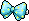 Blue Polka Dot Bow