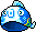Puffy Blue Carp Hat