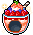 Strawberry Shaved Ice Hat
