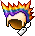Fishtail Rainbow Wig