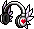Dark Musician Headphones
