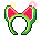 Watermelon Cat Ears
