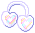Marshmallow Heart Earmuffs
