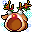 Glittering Reindeer Hood