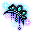 Cobalt Filigree Pin