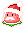 Mustachioed Strawberry Bauble