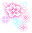 Peach Bloom Effect Hat