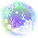 Snowy Night Hair Pin