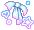 Dreamy-cute Big Ribbon (Blue)