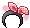 Checkered Heart Headband