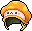 Orange Mushroom Helmet