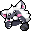 Spooky White Raccoon Hat