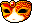 Red Mardi Gras Mask