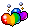 Heart Rainbow Earrings
