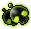 Rex's Green Earrings