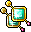 Inverse Jewel Earring