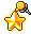 Glistening Star Drop Earring