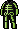Green Skull Overall