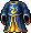 Blue Oriental Fury Coat