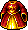 Red Oriental Fury Coat