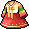 Red Traditional Silk Dress