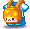 Orange Mushroom Backpack Outfit