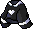 Droopy White Heart Sweater