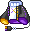Yellow-Purple Neon Mouse Outfit