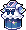 Retro Frills Blue Apron