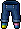 Layered Denim Pants