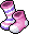 Mismatched Pink Socks