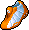 Orange B-ball Sneakers