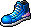 Custom Blue High Tops