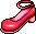 Red Ankle-Strap Shoes