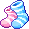 Frilly Pink Pajama Slippers